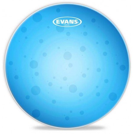 Parche batidor para caja de 14" Evans Hydraulic Blue B14HB de 2 capas de 7mil y acabado rugoso. Parche batidor para caja de 14" Evans Hydraulic Blue B14HB de 2 capas de 7mil y acabado rugoso.