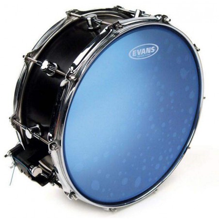 Parche batidor para caja de 14" Evans Hydraulic Blue B14HB de 2 capas de 7mil y acabado rugoso. Parche batidor para caja de 14" Evans Hydraulic Blue B14HB de 2 capas de 7mil y acabado rugoso.