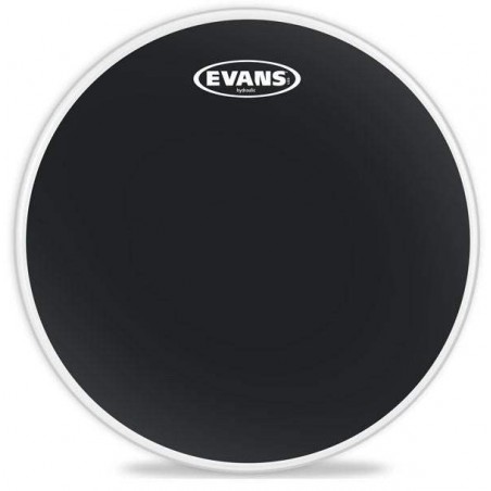 Parche batidor para caja de 14" Evans Hydraulic Black B14HBG de 2 capas de 7mil y acabado rugoso. Parche batidor para caja de 14" Evans Hydraulic Black B14HBG de 2 capas de 7mil y acabado rugoso.