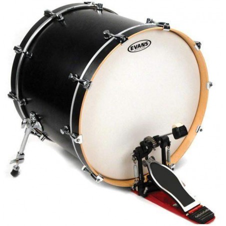 Parche batidor para bombo de 16" Evans G1 Genera BD16G1CW de una capa de 10 mil blanco rugoso. Parche batidor para bombo de 16" Evans G1 Genera BD16G1CW de una capa de 10 mil blanco rugoso.