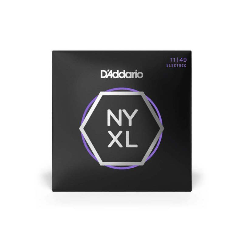 comprar Juego de cuerdas para Guitarra Eléctrica d'Addario NYXL1149 de entorchado de níquel, calibre medio, 11-49.