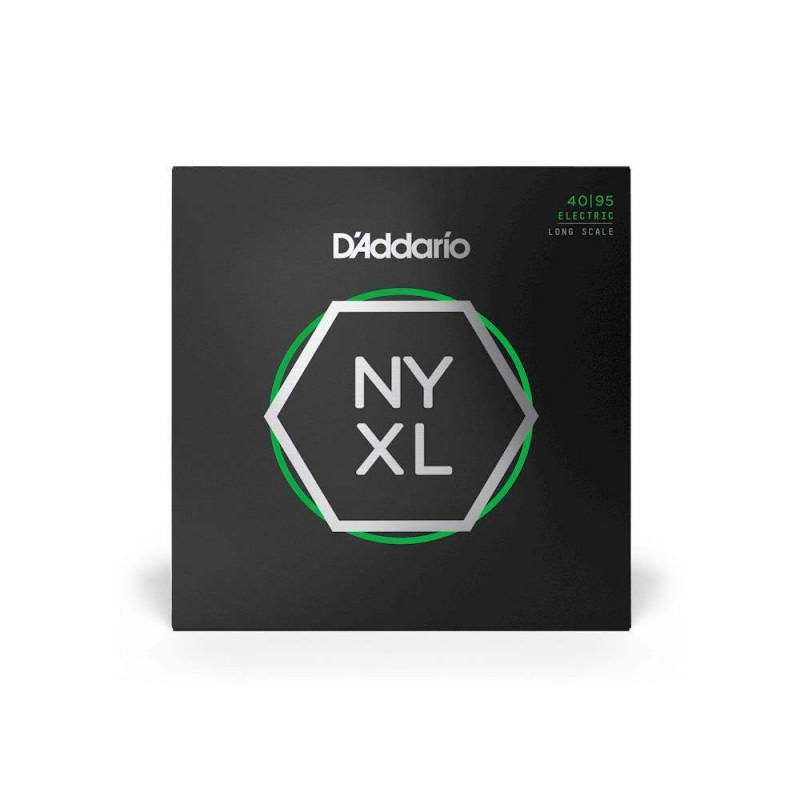 comprar Juego de cuerdas para Bajo Eléctrico d'Addario NYXL4095 de escala larga, calibre superligero, 40-95.