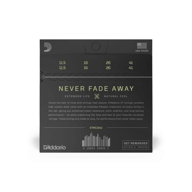 Comprar Juego para Mandolina d'Addario XTM11541, XT Mandolin Phosphor Bronze, calibre medio/grueso, 11,5-41.