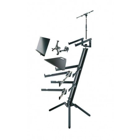 König & Meyer Spider Pro Black  18860 .Soporte para Teclados Aluminio Anodizado.