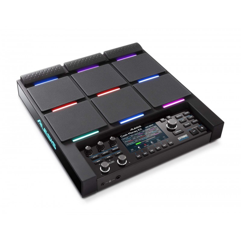 Pad de Percusión Alesis Strike Multipad con 9 Pads y procesador de efectos interno, para samplear, editar y hacer loops.