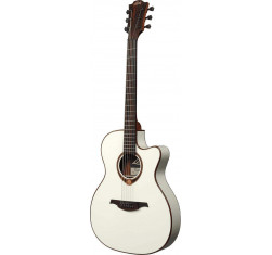 comprar Guitarra Electroacústica Lag Tramontane T118ASCE-IVO tipo Auditorium Slim con cutaway, acabado en Ivory.