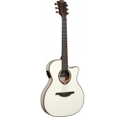 comprar Guitarra Electroacústica Lag Tramontane T118ASCE-IVO tipo Auditorium Slim con cutaway, acabado en Ivory. 2