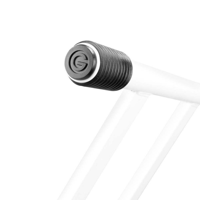 Gravity KSX 2 W - Soporte de Teclado-Piano, profesional  tipo Tijera doble blanco.