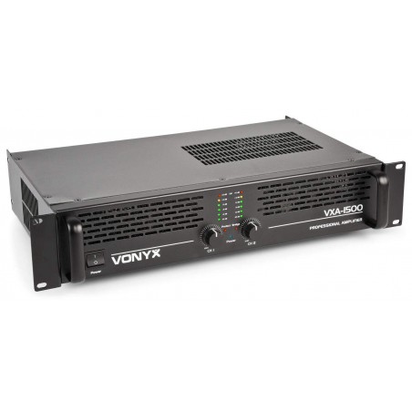 Etapa de Potencia Vonyx VXA-1500 de 1500 Watts a 4 Ohms, 2x750W.