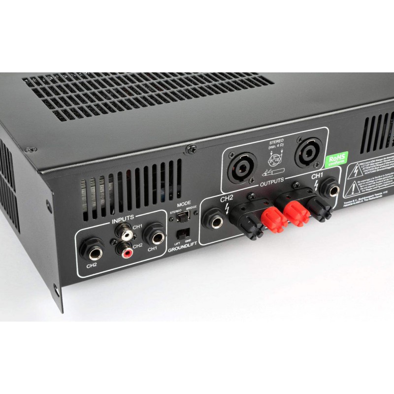 Etapa de Potencia Vonyx VXA-1500 de 1500 Watts a 4 Ohms, 2x750W.