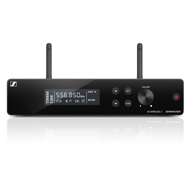 Sistema inalámbrico de diadema Sennheiser XSW2-Me3 Rango A para cantantes y presentadores.UHF, 12 canales,8 bancos,