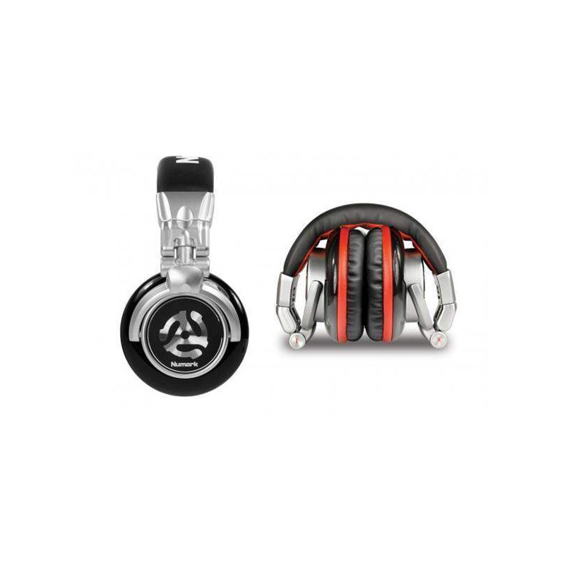 Auriculares NUMARK REDWAVE CARBON para DJ, cerrados estéreo con diseño pivotante y transductores de 50 mm.