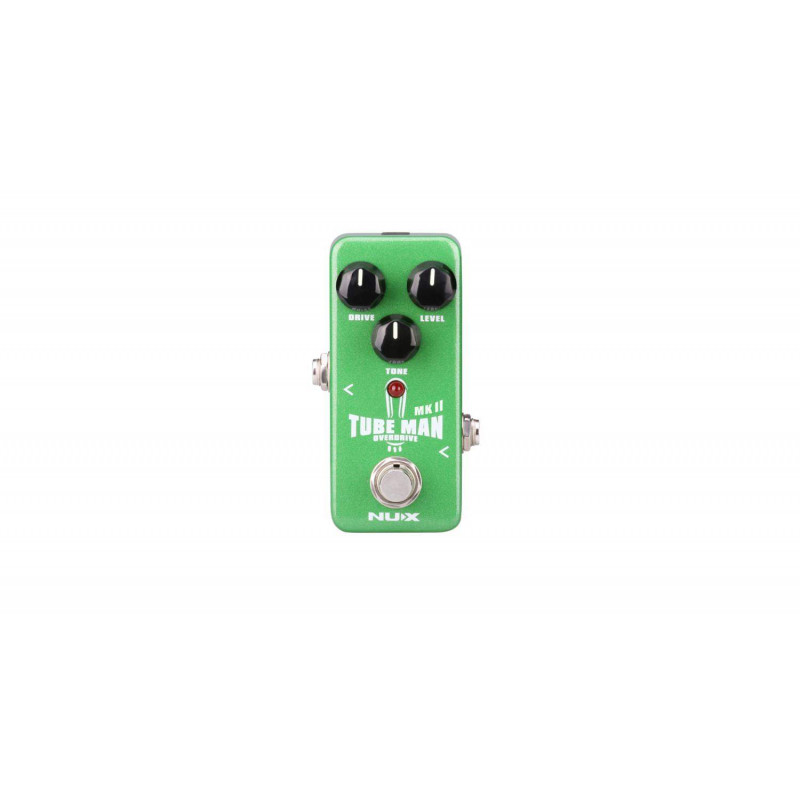 NUX NOD-2 Tubeman MKII Pedal de overdrive ,True Bypass, Ganancia,nivel,tono, tamaño mini stompbox.