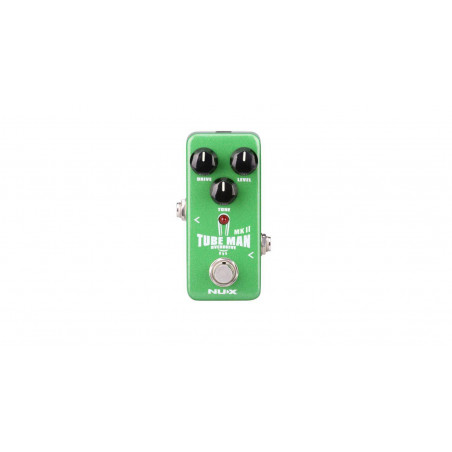 NUX NOD-2 Tubeman MKII Pedal de overdrive ,True Bypass, Ganancia,nivel,tono, tamaño mini stompbox.