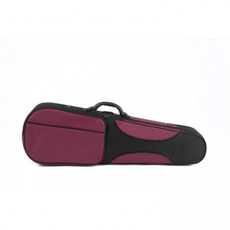 Estuche de Violin 3/4 Rapsody CSV002A con forma, forrado con lona Oxford con gran bolsillo exterior para partituras.