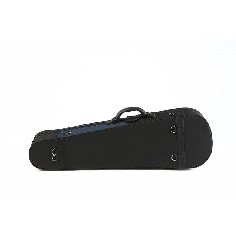 Estuche de Violin 1/4 Rapsody CSV002A con forma, forrado con lona Oxford con gran bolsillo exterior para partituras.