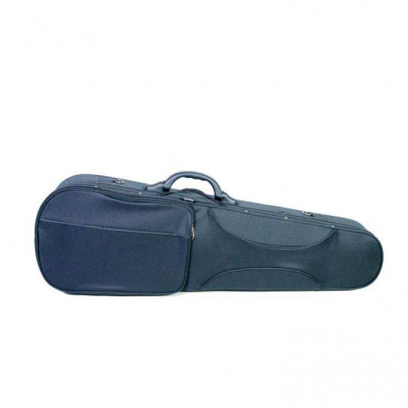 Estuche de Violin 1/2 Rapsody CSV002A con forma, forrado con lona Oxford con gran bolsillo exterior para partituras. Estuche de Violin 1/2 Rapsody CSV002A con forma, forrado con lona Oxford con gran bolsillo exterior para partituras.