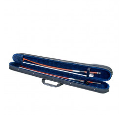 Estuche para 1 ó 2 arcos de Contrabajo de tipo alemán o francés Rapsody 250 recubierto exterior de lona y con bandolera. 2