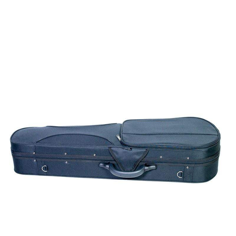 Estuche para viola 16,5" CSL002A de forma forrado en lona Oxford. Estuche básico pero de buena calidad.