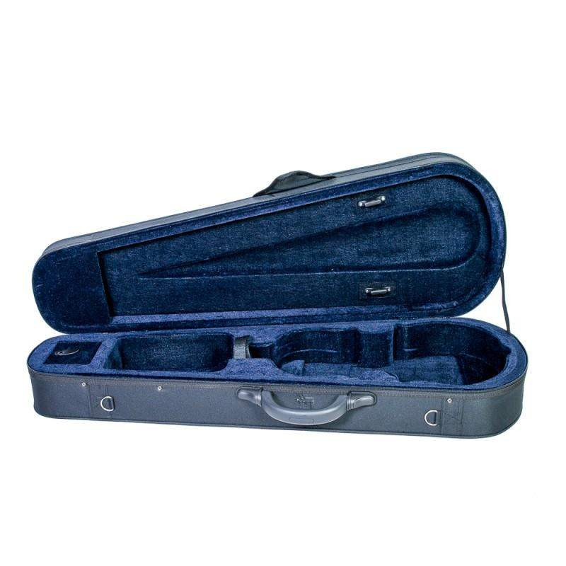 Estuche para viola 16,5" CSL002A de forma forrado en lona Oxford. Estuche básico pero de buena calidad.