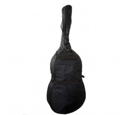 Funda Contrabajo 4/4 Rapsody 1539 de loneta impermeable con correas tipo bandolera.