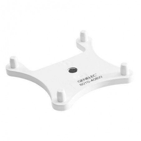 Soporte de sobremesa Genelec 8010-408W Iso-Pod para 6010A, color blanco (K&M 19621-329-57).