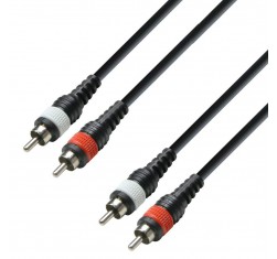 Cable 2x RCA - 2x RCA 6m K3TCC0600M 
                                
