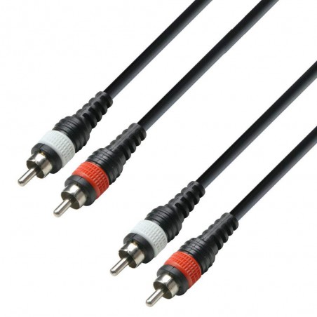 Compra Cable 2x RCA - 2x RCA 6m K3TCC0600M online | MusicSales