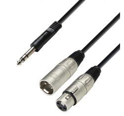 Cable Jack stereo - XLR Macho+Hembra...
                                