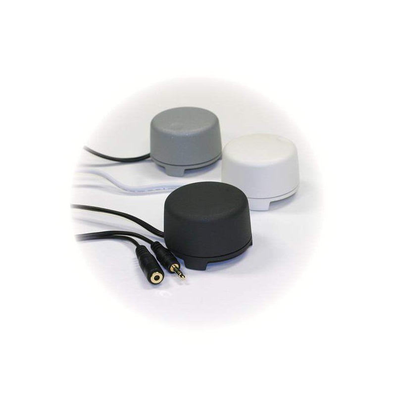 Control de volumen estéreo Genelec 900A P con 1 m de cable y conectores macho/hembra de 2.5mm. Color negro.