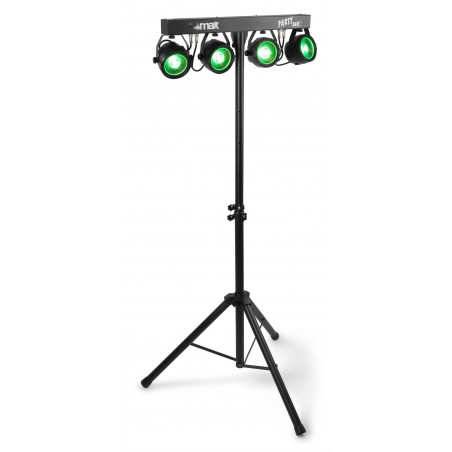 MAX PartyBar 11 Kit , Equipo iluminación de 4 focos tipo COB de 20 W