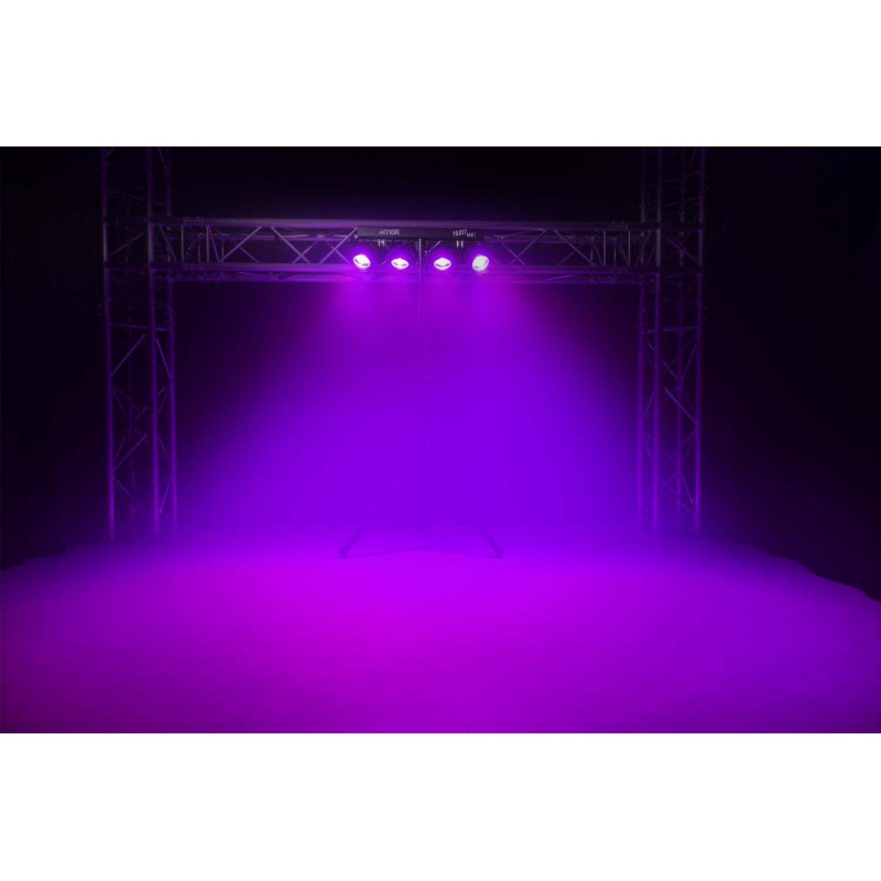 MAX PartyBar 11 Kit , Equipo iluminación de 4 focos tipo COB de 20 W