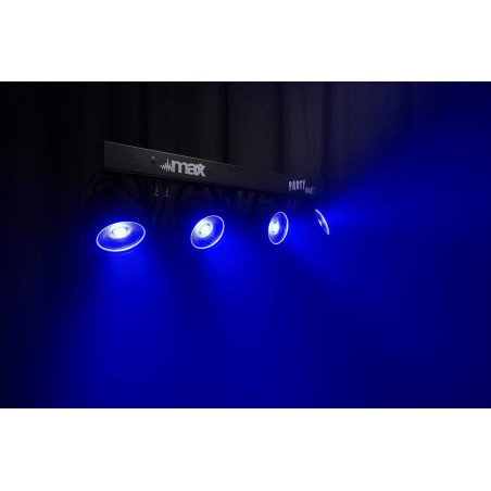 MAX PartyBar 11 Kit , Equipo iluminación de 4 focos tipo COB de 20 W