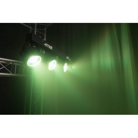 MAX PartyBar 11 Kit , Equipo iluminación de 4 focos tipo COB de 20 W