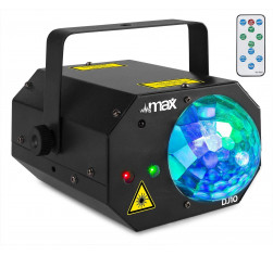 comprar efecto discoteca MAX DJ10 Jelly Moon con Laser Rojo/Verde