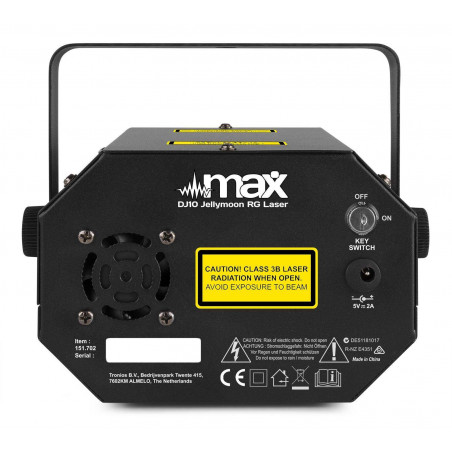 comprar efecto discoteca MAX DJ10 Jelly Moon con Laser Rojo/Verde