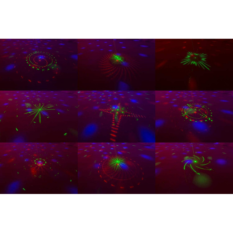 comprar efecto discoteca MAX DJ10 Jelly Moon con Laser Rojo/Verde