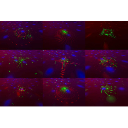 comprar efecto discoteca MAX DJ10 Jelly Moon con Laser Rojo/Verde