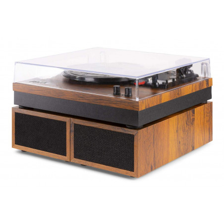 FENTON RP165 Plato giradiscos con amplificación y Bluetooth, 2 altavoces de 50 Watts.