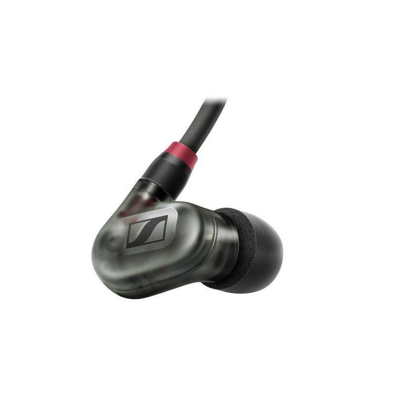 Auriculares dinámicos e intraaurales para monitoreo con sonido estudio Sennheiser IE400 Pro en acabado Smoky Black.