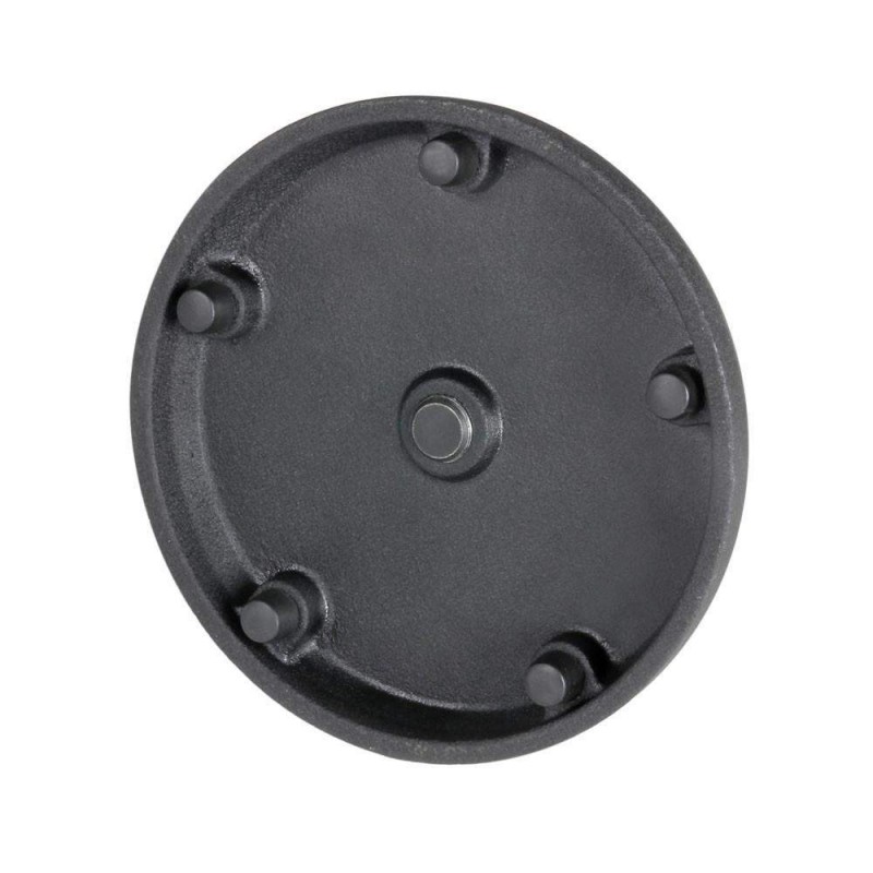 Soporte de micrófono de sobremesa Adam Hall S8BB, muy estable y con una altura de 17,5cm.