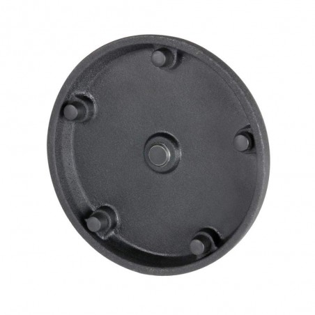 Soporte de micrófono de sobremesa Adam Hall S8BB, muy estable y con una altura de 17,5cm.