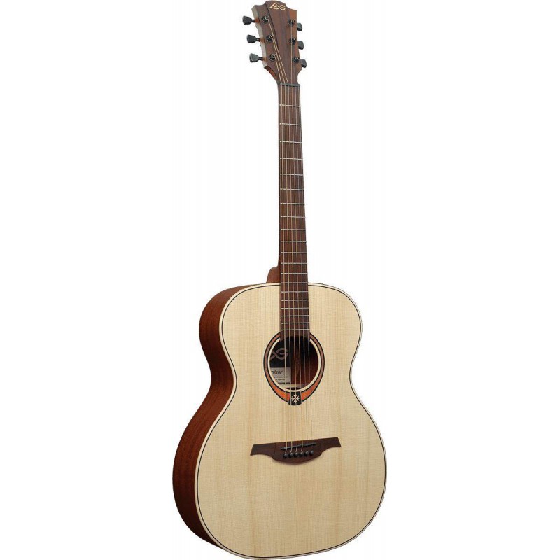 Guitarra Acustica Auditorium LAG T70A Acabado Natural, ideal para iniciarse, con tapa sólida, aros y fondo satinados,