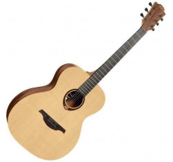 Guitarra Acustica Auditorium LAG T70A Acabado Natural, ideal para iniciarse, con tapa sólida, aros y fondo satinados, 2