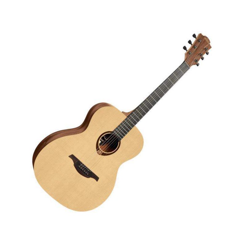 Guitarra Acustica Auditorium LAG T70A Acabado Natural, ideal para iniciarse, con tapa sólida, aros y fondo satinados,