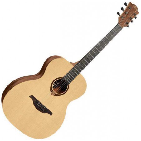 Guitarra Acustica Auditorium LAG T70A Acabado Natural, ideal para iniciarse, con tapa sólida, aros y fondo satinados,