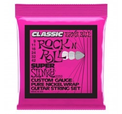Juego de cuerdas para Guitarra Eléctrica Ernie Ball 2253 Super Slinky Classic Pure Nickel 9-42.