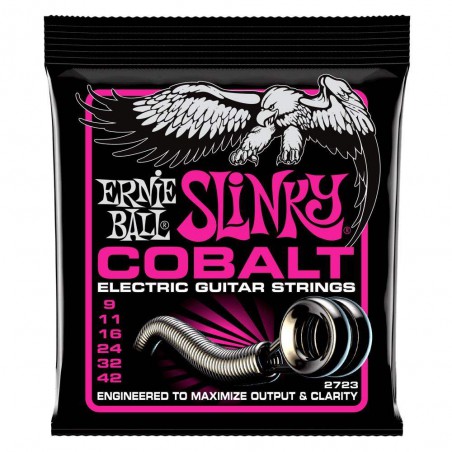 Juego de cuerdas para Guitarra Eléctrica ERNIE BALL Super Slinky Cobalt Wound 2723 9-42. Juego de cuerdas para Guitarra Eléctrica ERNIE BALL Super Slinky Cobalt Wound 2723 9-42.