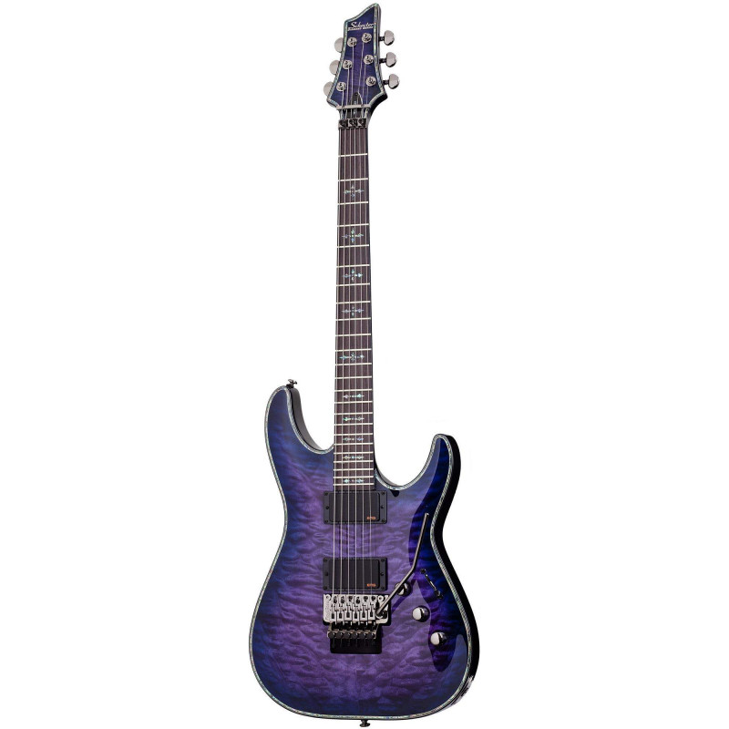 Hellraiser C-1 FR Guitarra Eléctrica Trans Purple Burst