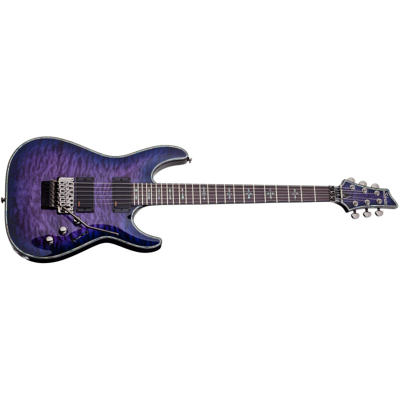 Hellraiser C-1 FR Guitarra Eléctrica Trans Purple Burst